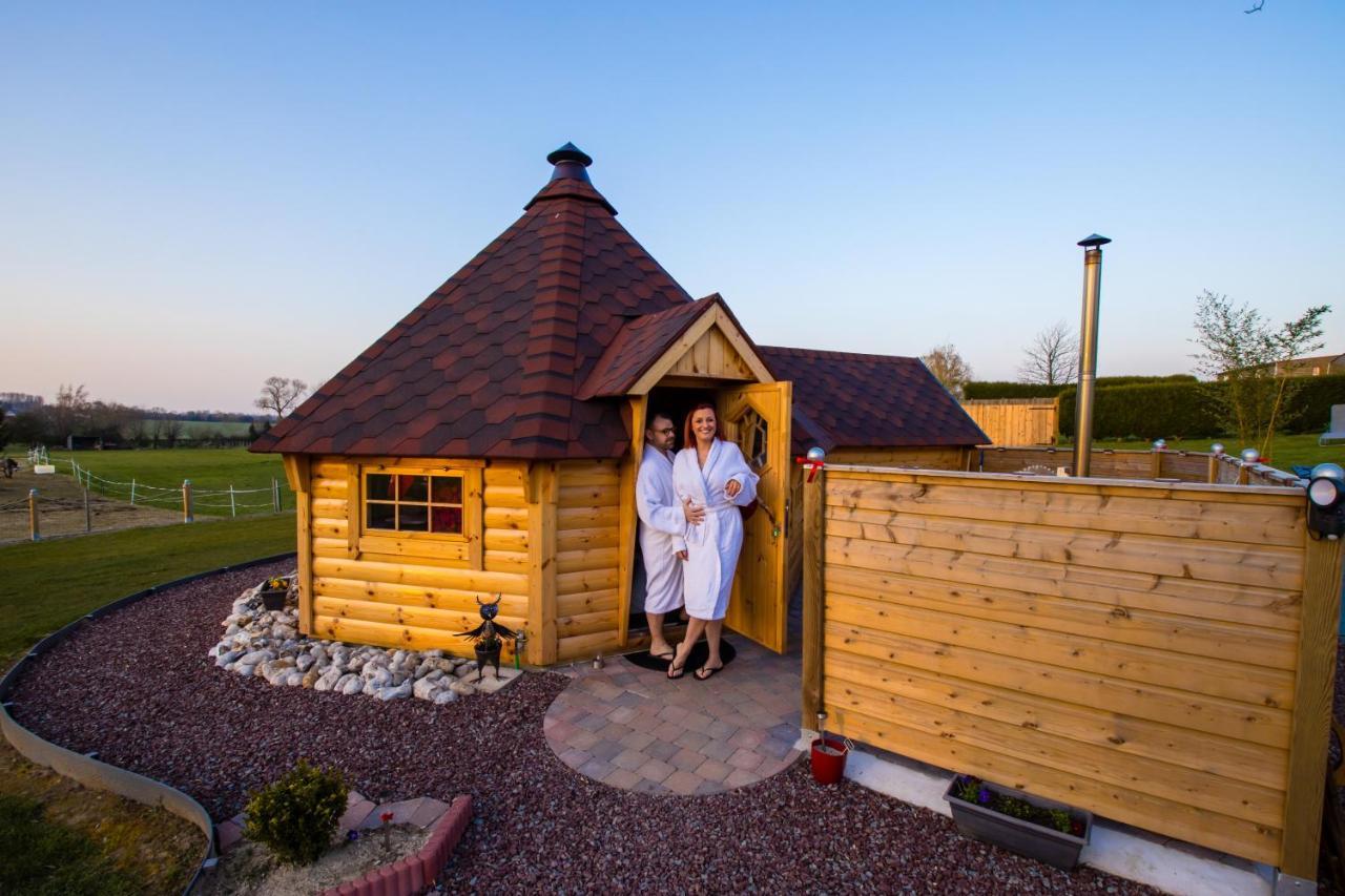 Kota Scandinave Avec Son Bain Nordique Privatif - Gite Du Moulin 62130 Pierremont Εξωτερικό φωτογραφία